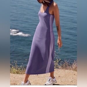 Johnny Was Calme  Racer Back Two Toned Purple Maxi Dress XS NWT’s